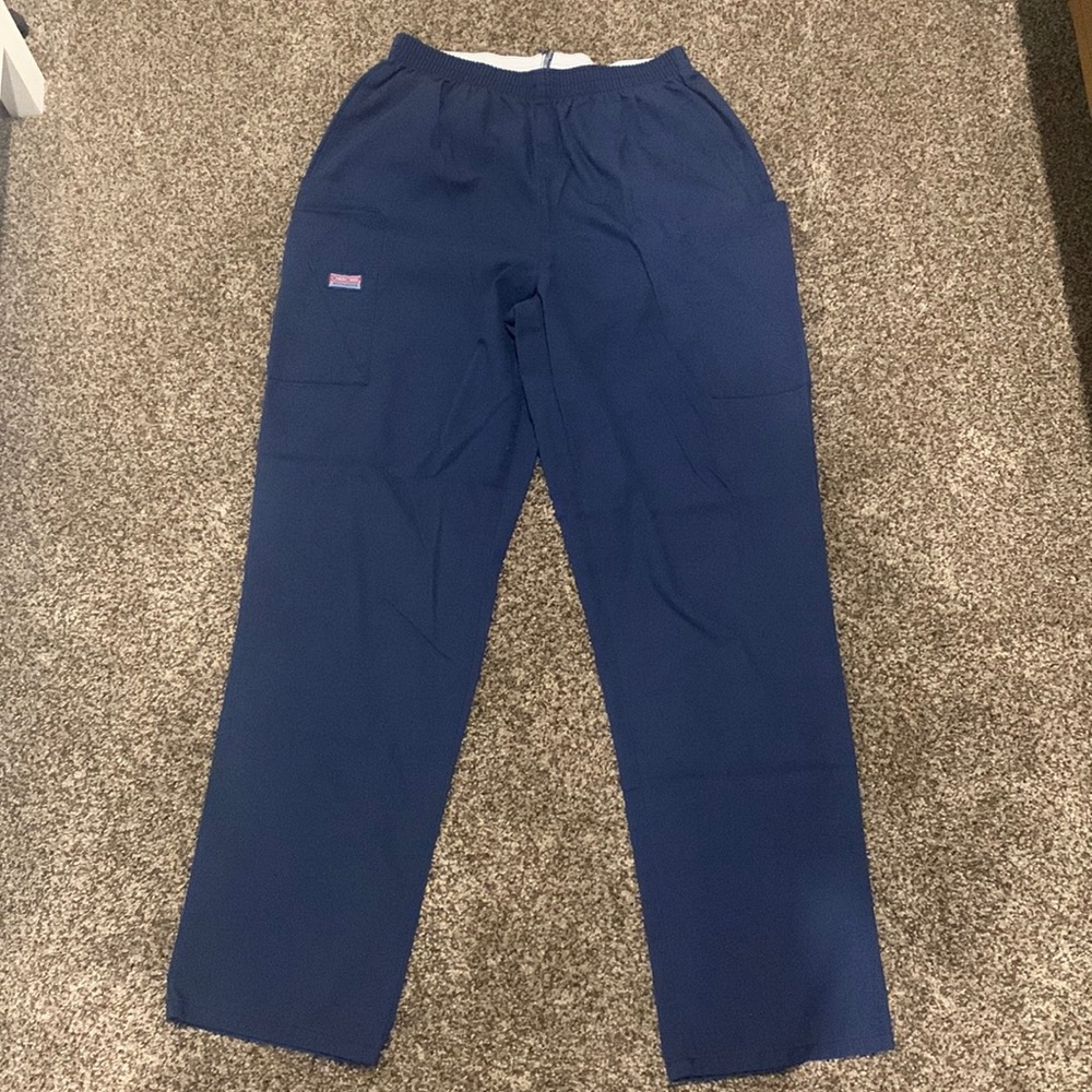 TWO PAIRS Cherokee navy scrub pants